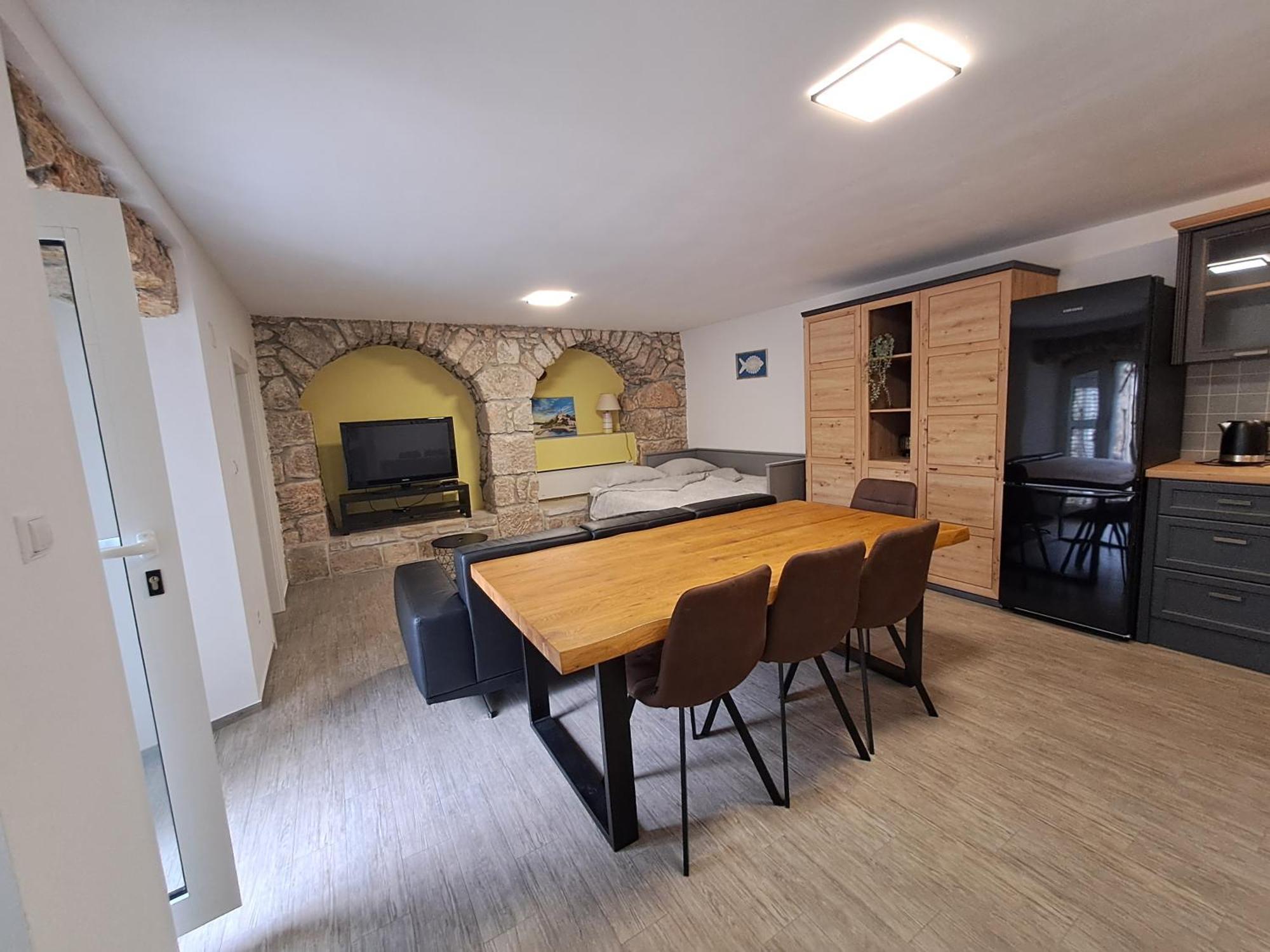 Greta Appartement Vrbnik Buitenkant foto